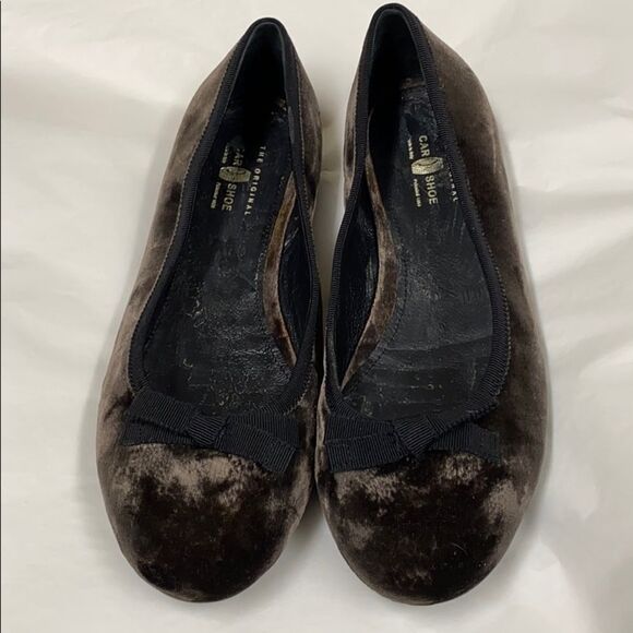 The
Original Car Shoe Brown Black Ballet Flats 37 - Picture 6 of 10